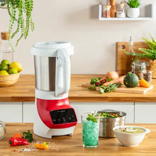 Sopa e mais, misturador aquecido, 3 programas automáticos, 1100W, vermelho