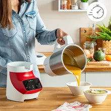 Sopa e mais, misturador aquecido, 3 programas automáticos, 1100W, vermelho
