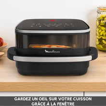 Easy Fry XL Surface & Pizza, fritadeira a ar, grande superfície de cozedura, 4L, tamanho compacto, janela