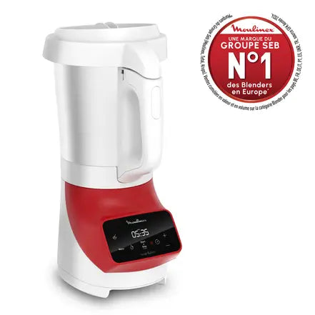 Sopa e mais, misturador aquecido, 3 programas automáticos, 1100W, vermelho