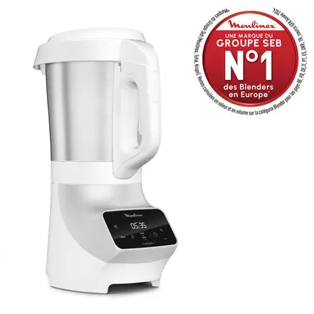 Sopa e mais, misturador aquecido, 4 programas automáticos, cesto de vapor, 1100W, cinzento
