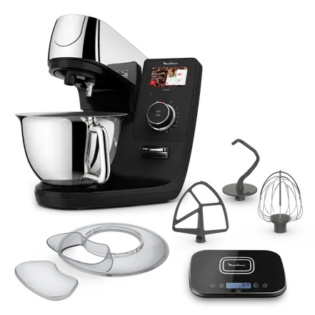 I-Coach Touch, Robot de pastelaria ligado, taça de 5,5 L, balança de Cozinha, Coaching no ecrã, 21 programas automáticos, 1200 W